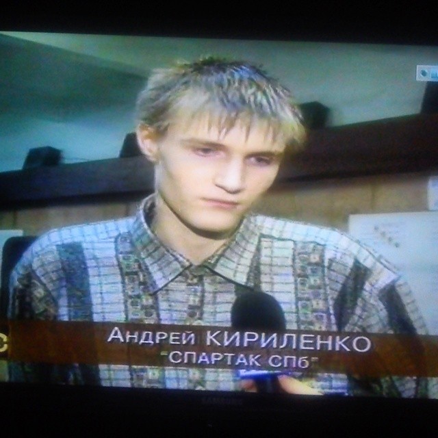 Андрей Кириленко после первой игры за питерский "Спартак"